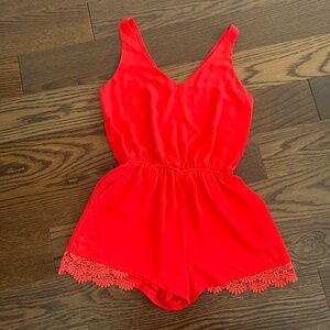 Bar III V- Neck Romper